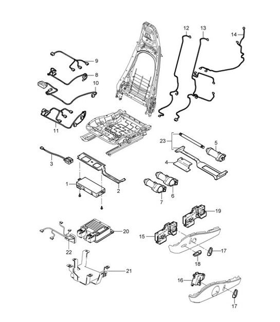Diagram 817-025 Porsche Cayman GTS 718 4.0L PDK (400 Bhp) Body