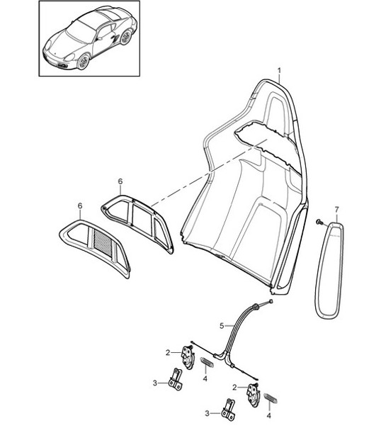 Diagram 817-036 Porsche 928 (1978-1995) 