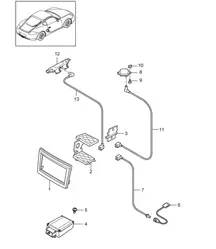 Preparación / Sistema de navegación / Japón (PR:675) 987C.2 Cayman 2009-12