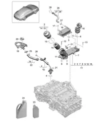 Motorschmierung 991.1 2012-16
