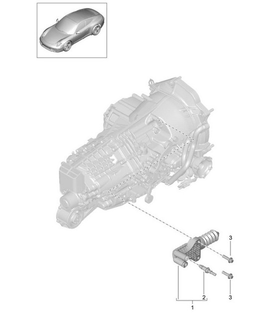 Diagram 301-005 Porsche 964 (911) (1989-1994) Transmission
