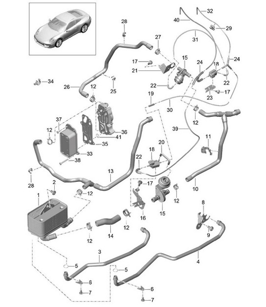 Diagram 360-000 Porsche Cayman 2.7L 987C 2006-08 Transmission