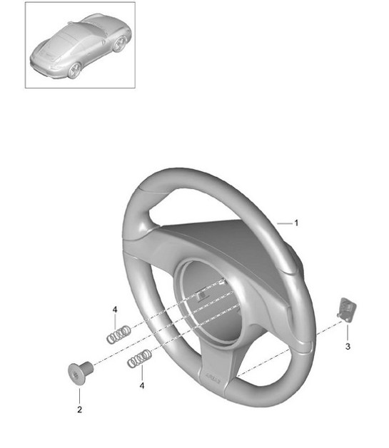 Diagram 403-005 Porsche Macan GTS Petrol 2.9L V6 440Bhp 