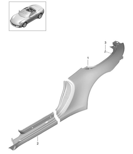 Diagram 801-065 Porsche Taycan (9J1) MK1 2020-2024 