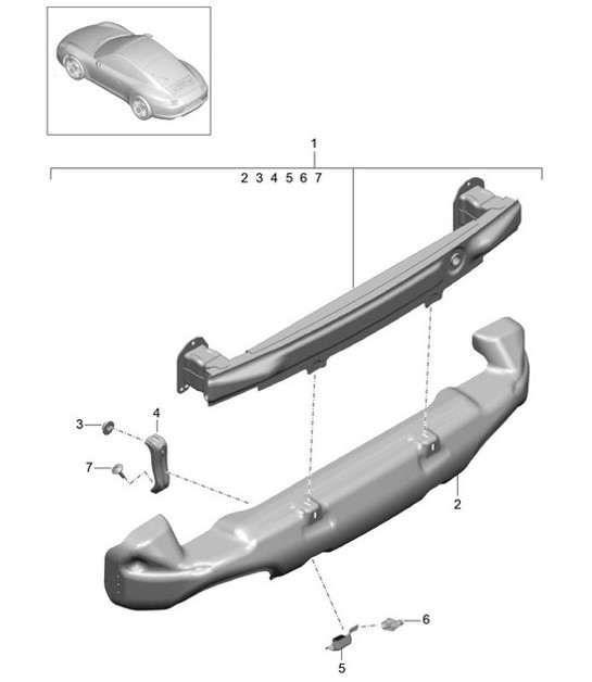 Diagram 802-030 Porsche Cayenne 3.2L V6 2003>> Body
