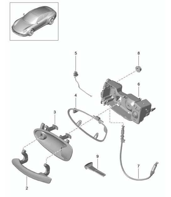 Diagram 804-020 Porsche Taycan (9J1) MK1 2020-2024 