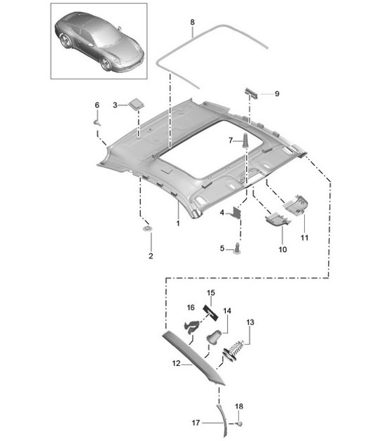 Diagram 807-050 Porsche Cayenne 9YB 2023>> 
