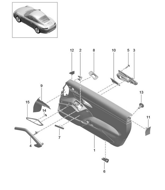 Diagram 808-090 Porsche Cayenne Turbo / Turbo S 4.8L 2007>> Body