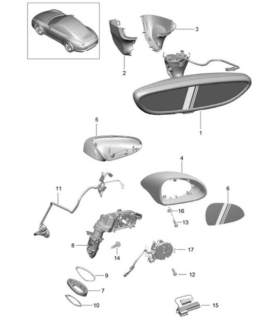 Diagram 809-050 Porsche Taycan (9J1) MK2 2024>> 
