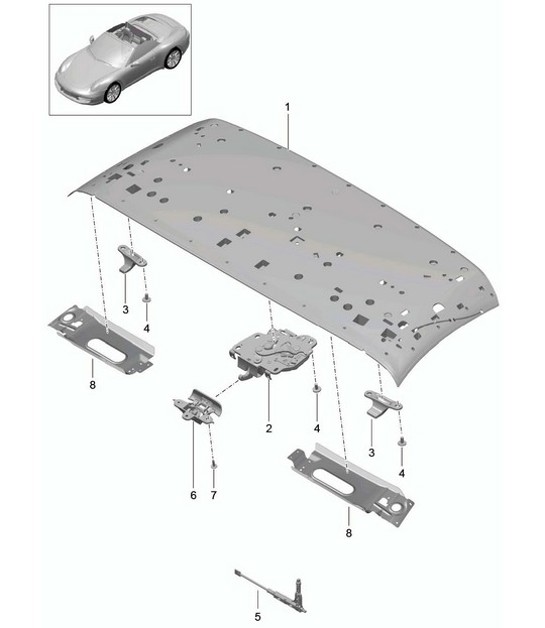 Diagram 811-015 Porsche Taycan (9J1) MK1 2020-2024 