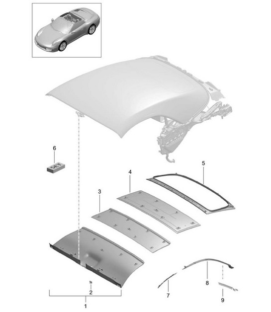 Diagram 811-040 Porsche Cayenne S/GTS 4.8L 2007>> Body