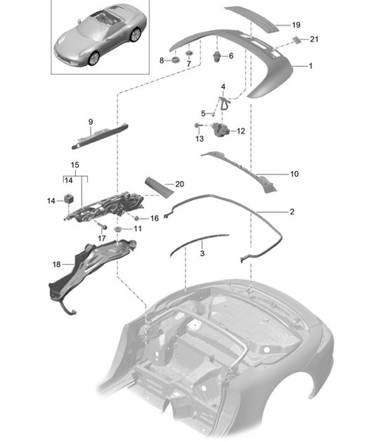 Diagram 811-060 Porsche Taycan (9J1) MK2 2024>> 