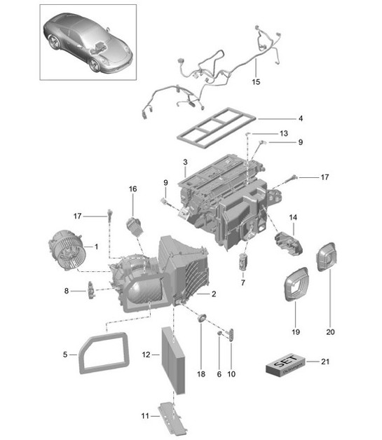 Diagram 813-010 Porsche Macan (95B) MK1 (2014-2018) Body