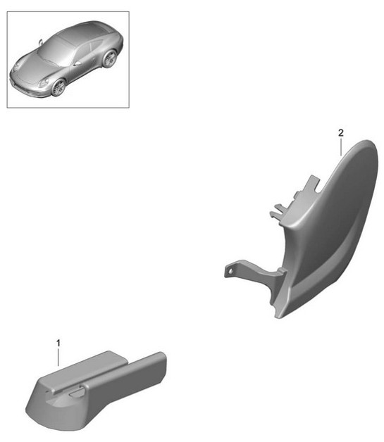 Diagram 817-015 Porsche 996 C4 3.4L 1997-08/01 Body