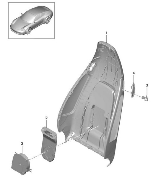Diagram 817-019 Porsche 996 C2 3.6L 09/01-2005 Body