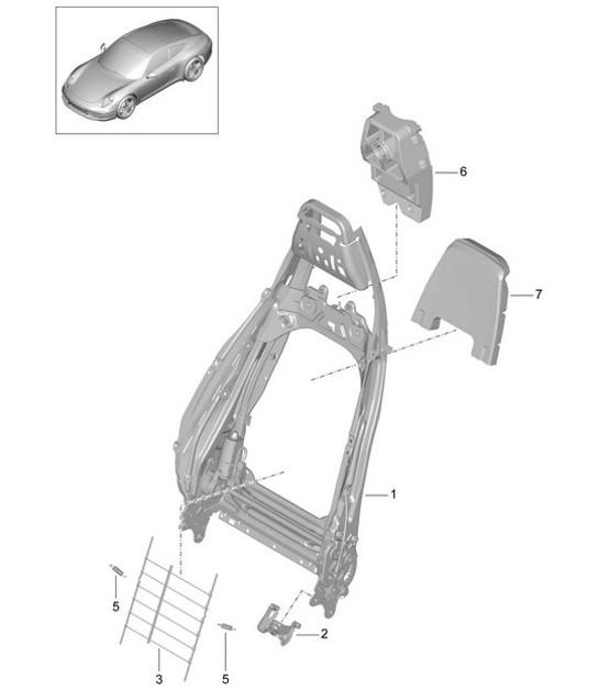 Diagram 817-021 Porsche Macan (95B) MK3 2022>> 