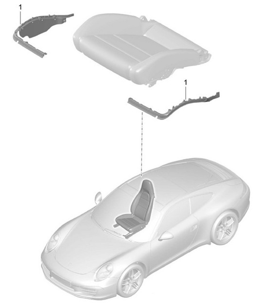 Diagram 817-024 Porsche 991 (911) MK1 2012-2016 Body