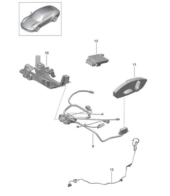 Diagram 817-025 Porsche Cayenne S 4.5L V8 2003>> Body