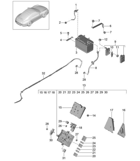Diagram 902-006 Porsche Taycan 2020>> 
