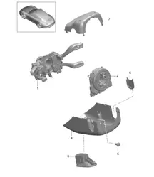 Steering column switch 991.1 2012-16