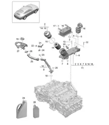 Motorschmierung 991.2 Carrera 2017-19