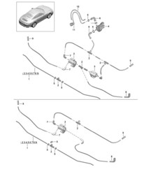Luftfilter / Vakuumkontrolle 991.2 Carrera 2017-19