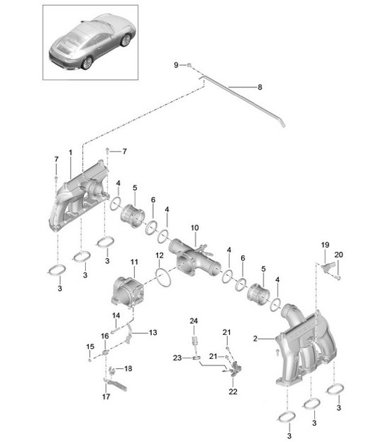 Diagram 107-005 Porsche Cayenne 9YB 2023>> 