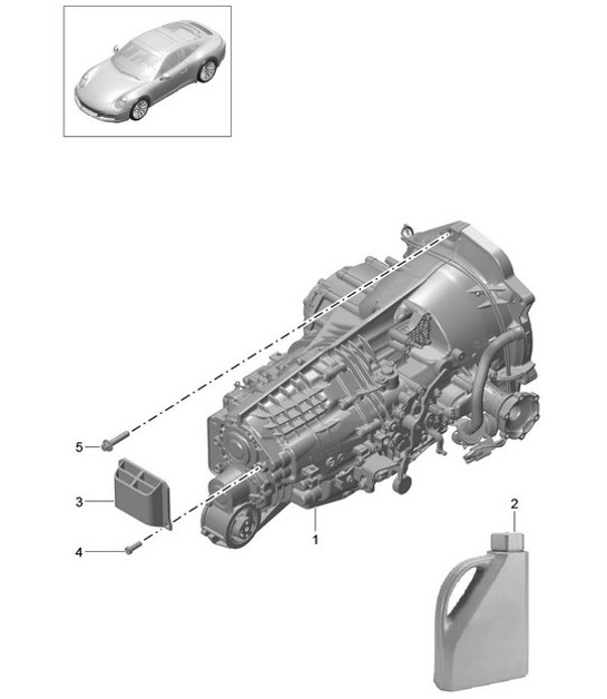 Diagram 301-005 Porsche Cayenne S 4.5L V8 2003>> Transmission