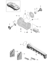 Vorderachsdifferential / Einzelteile 991.2 Carrera 2017-19