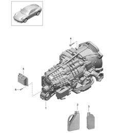 - PDK - Caja de cambios / Transmisión de repuesto / (Pieza de repuesto) - CG110,CG115, CG140 - 991.2 Carrera 2017-19 - PDK - Caja de cambios / Transmisión de repuesto / (Pieza de repuesto) - CG110,CG115, CG140 - 991.2 Carrera 2017-19