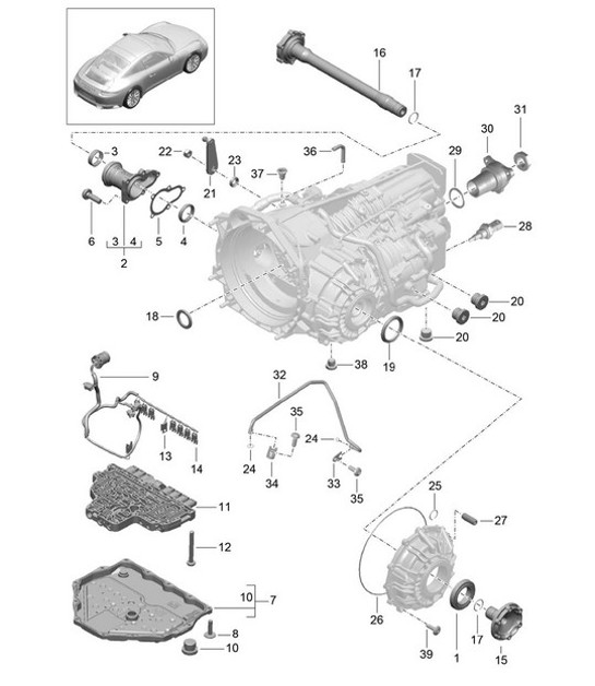 Diagram 320-005 Porsche Taycan Turbo