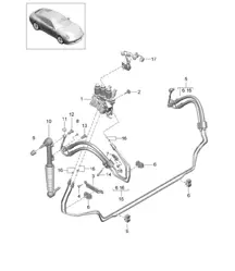 Leitungen / Frontend / Dämpfer / PDCC – PR:031.352 – 991.2 Carrera 2017–19