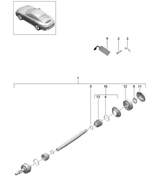 Diagram 501-005 Porsche Taycan (9J1) MK2 2024>> 