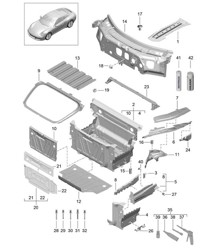 Front end / Individual parts 991.2 Carrera 2017-19
