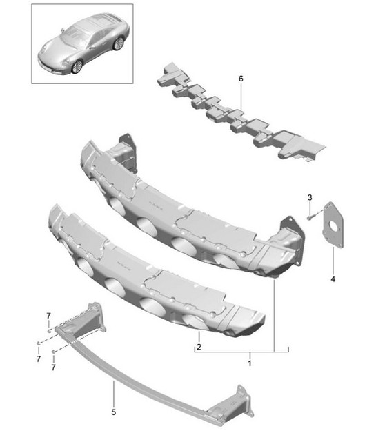 Diagram 802-022 Porsche Cayenne 9PA (955) 2003-2006 Body