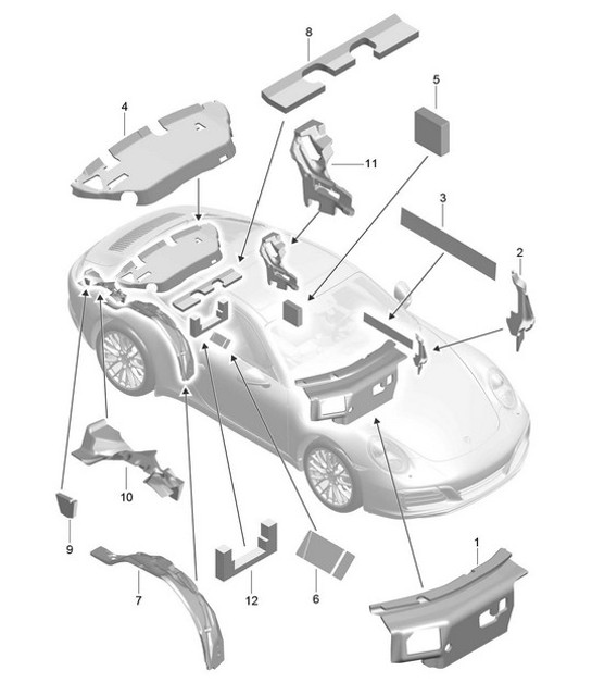 Diagram 807-083 Porsche 912E 4CYL 1976 