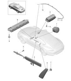 Airbag 991.2 Carrera 2017-19 Airbag 991.2 Carrera 2017-19