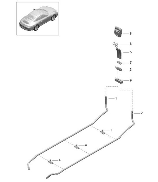 Diagram 813-050 Porsche Cayenne 9PA (955) 2003-2006 Body