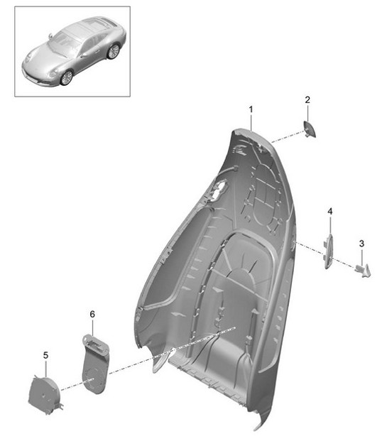 Diagram 817-004 Porsche Panamera S V8 4.8L Body