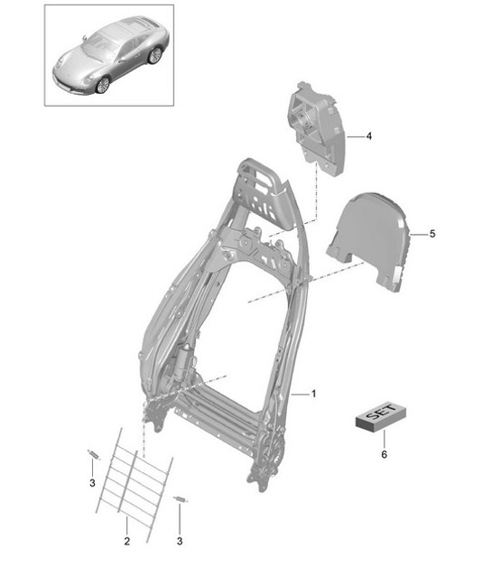 Diagram 817-006 Porsche Panamera S V8 4.8L Body