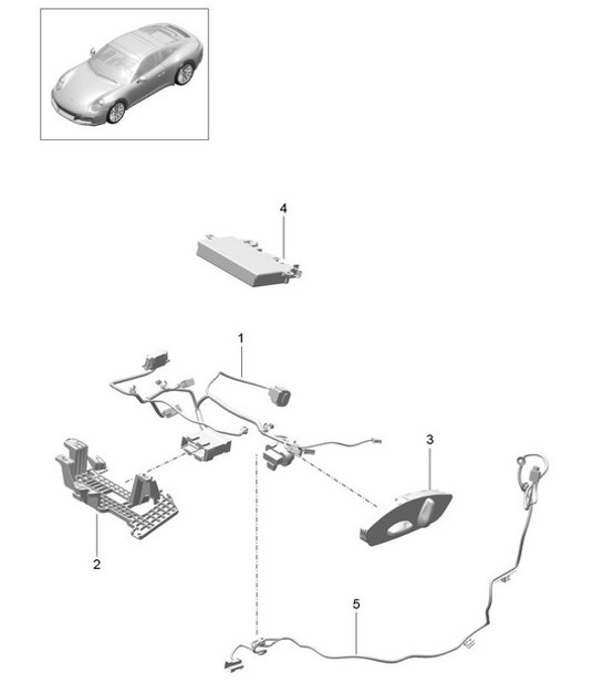 Diagram 817-025 Porsche 991 (911) MK2 2016-2019 Body