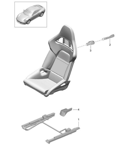 Diagram 817-030 Porsche Macan Petrol 2.0L V4 237Bhp Body