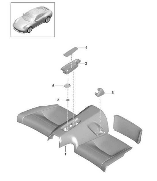 Diagram 817-054 Porsche Cayenne Turbo V8 4.0L Petrol 550Hp 