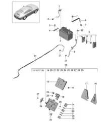 Batterie / Distributeur d'énergie 991.2 Carrera 2017-19