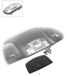 Konsole / Dach - COUPE - 991.2 Carrera 2017-19