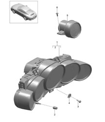 Instruments / Cadran / Exclusif 991.2 Carrera 2017-19