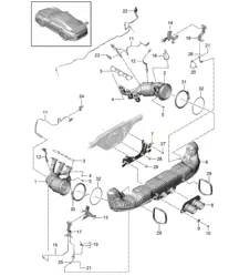 Abgasanlage 991 GT3 RS / SPEEDSTER 2018>>