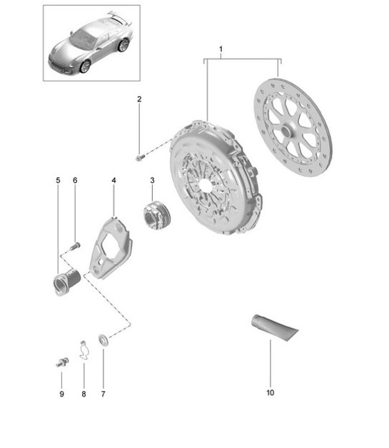 Diagram 301-000 Porsche 968 Turbo S 3.0L 1993-94 Transmission