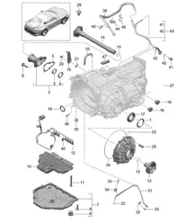 - PDK - Getriebe / Einzelteile (Modell: CG190,CG192, CG195) 991 R/GT/GT3 2014-21