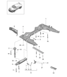 Traverse / Wishbone 991 R/GT3/RS 2014-17
